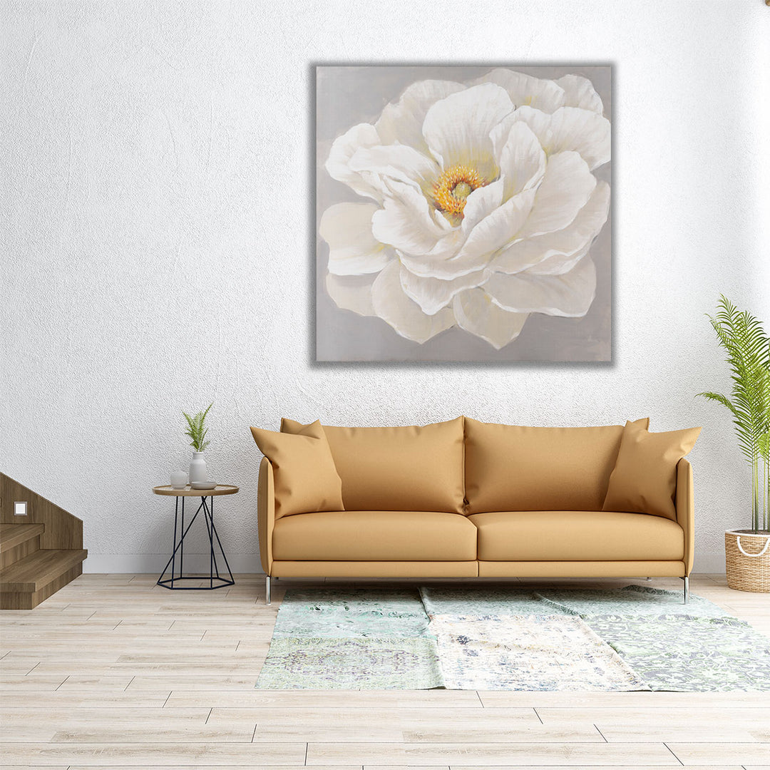 White Peony I - Canvas Print Wall Art