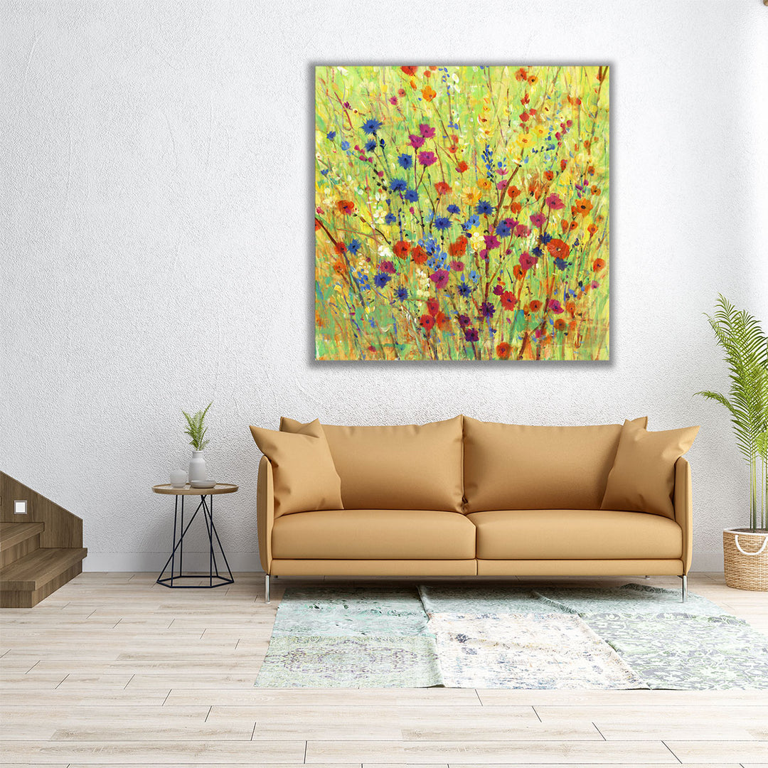 Wildflower Patch I - Canvas Print Wall Art