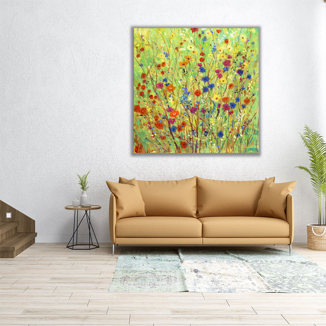 Wildflower Patch II - Canvas Print Wall Art