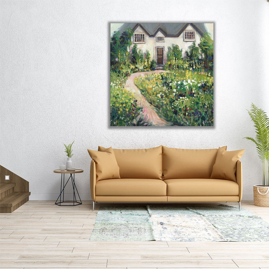 Garden Cottage I - Canvas Print Wall Art