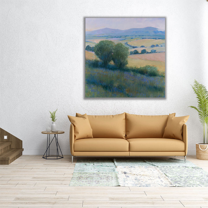 Lavender Hillside I - Canvas Print Wall Art