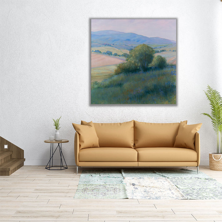 Lavender Hillside II - Canvas Print Wall Art