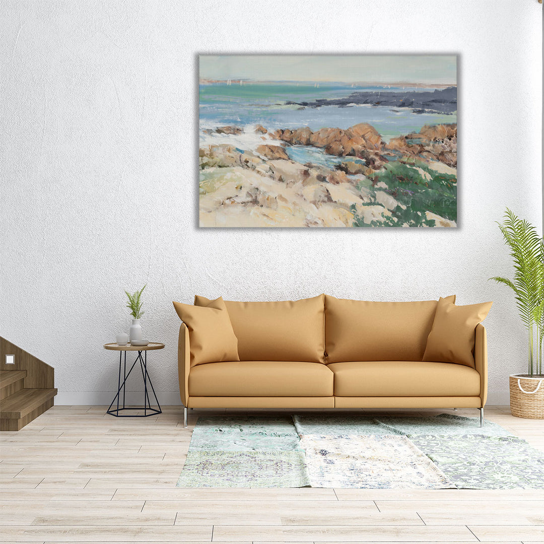 Providence Coastal Cliffs I - Canvas Print Wall Art