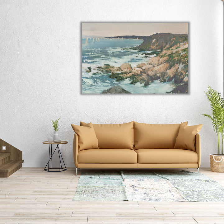 Providence Coastal Cliffs II - Canvas Print Wall Art