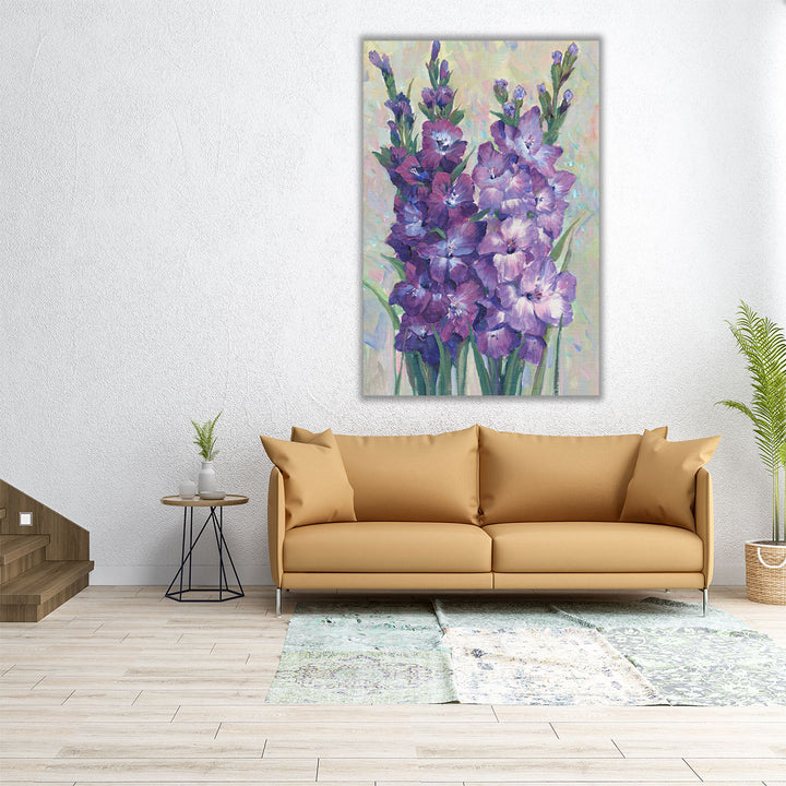 Gladiolas Blooming II - Canvas Print Wall Art