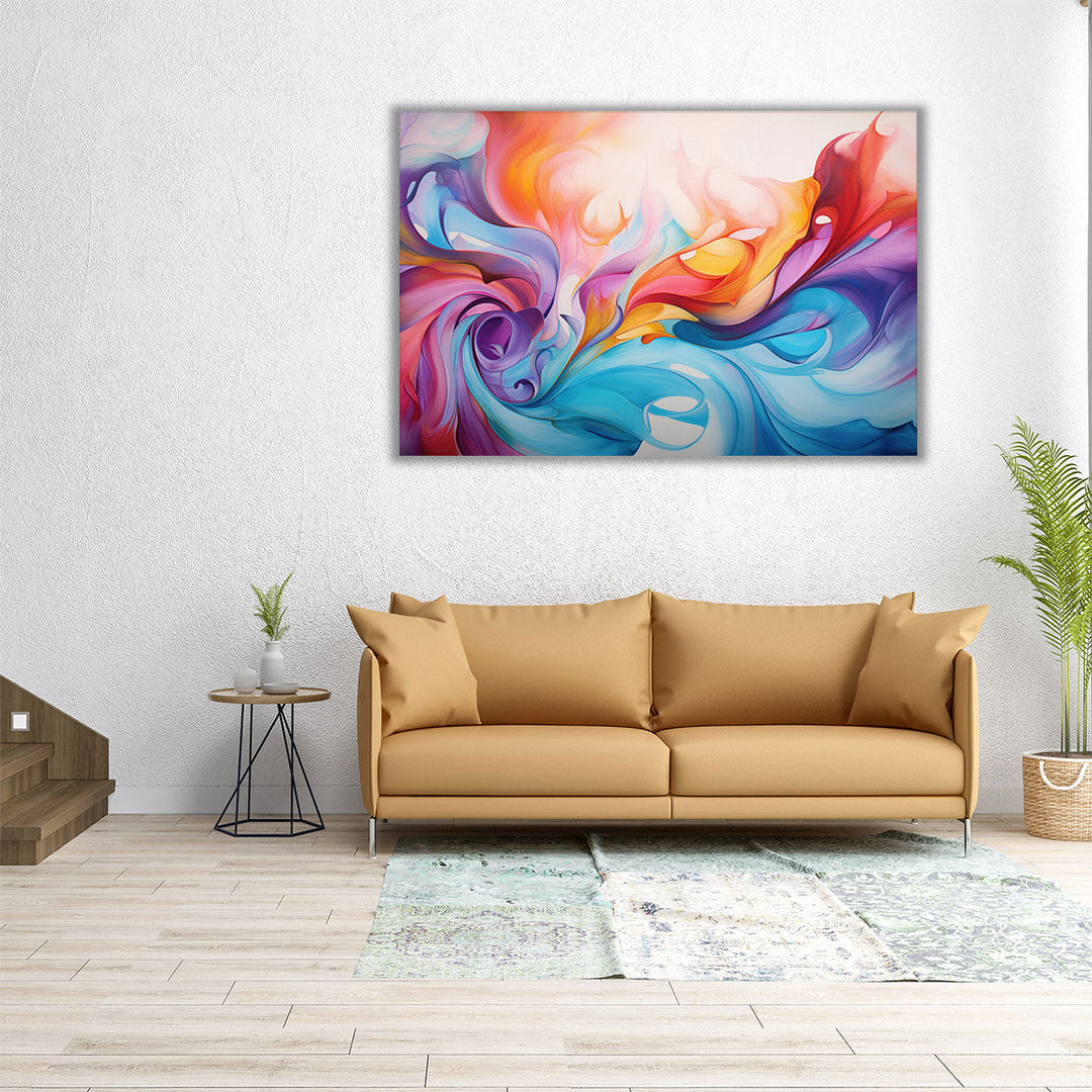 Colorful Aquatic Artistry - Canvas Print Wall Art