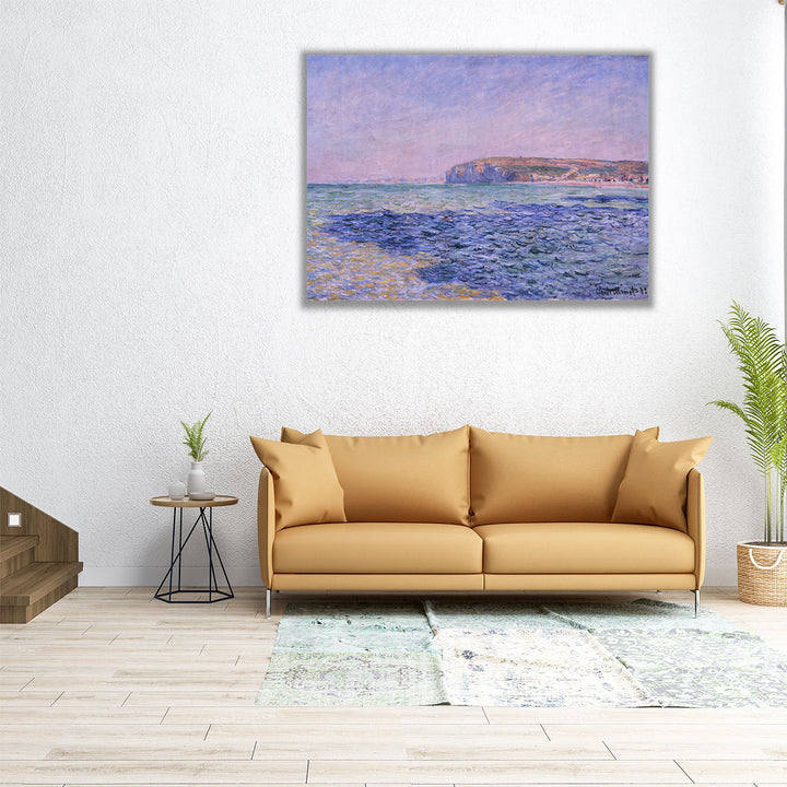 Shadows on the Sea, The Cliffs at Pourville, 1882 - Canvas Print Wall Art