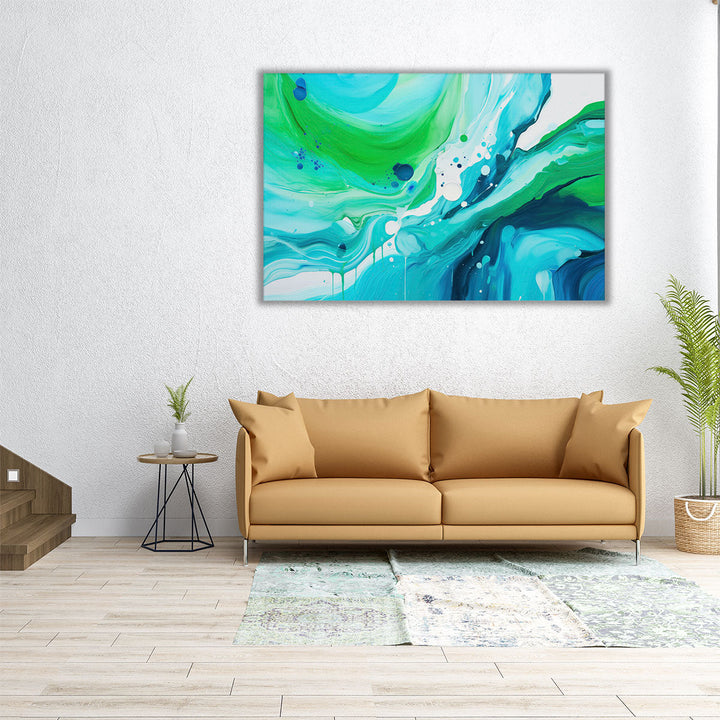 Coral Tide - Canvas Print Wall Art