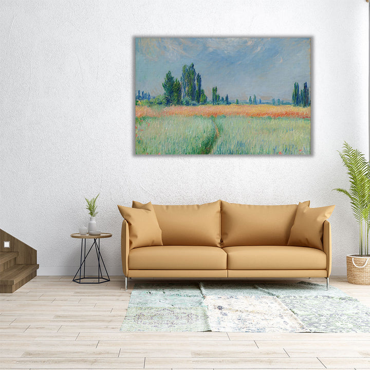 Wheatfield, 1881 - Canvas Print Wall Art