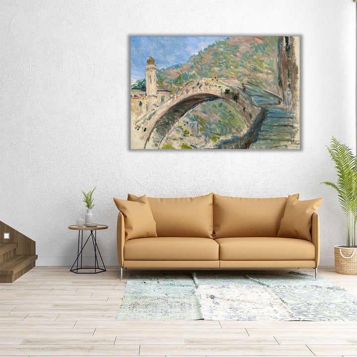 Bridge at Dolceacqua, 1884 - Canvas Print Wall Art