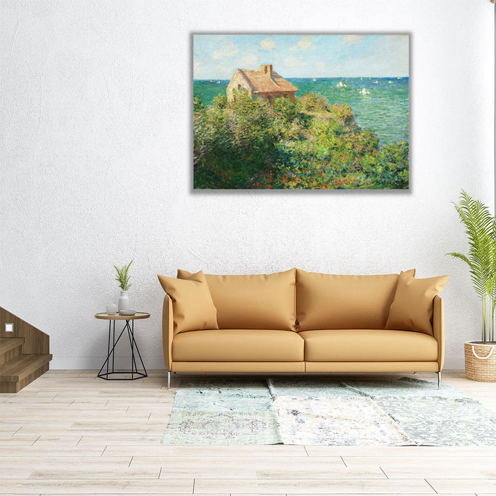 Fisherman's Cottage at Varengeville, 1882 - Canvas Print Wall Art