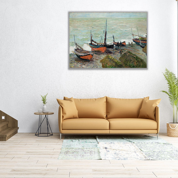 Fishing Boats, 1883 - Canvas Print Wall Art