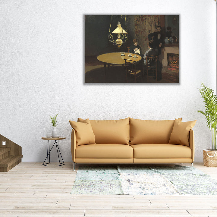 Interior, after Dinner, 1868-1869 - Canvas Print Wall Art