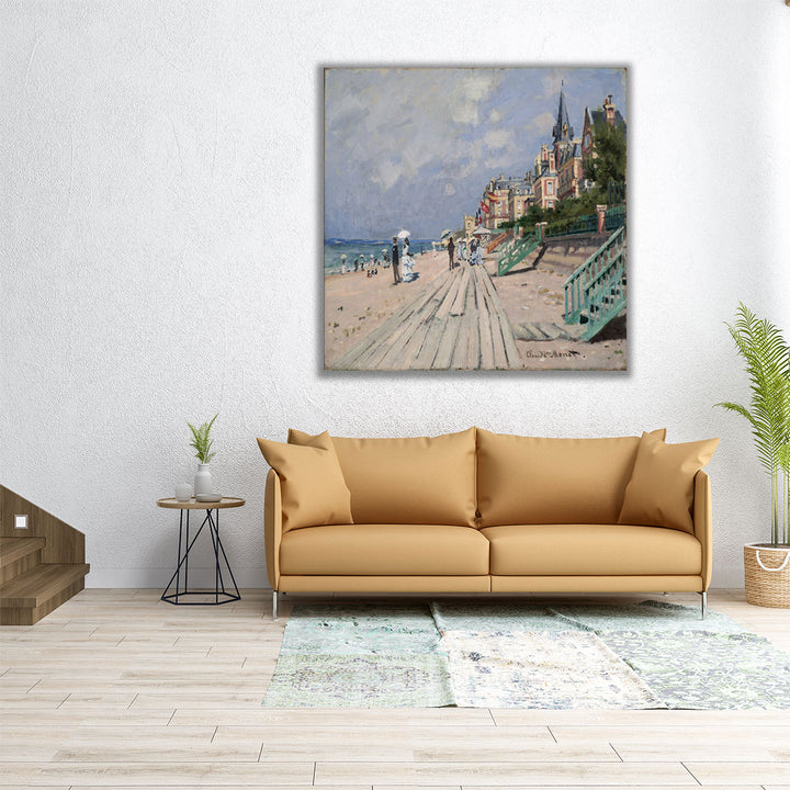 The Beach at Trouville, 1948 - Canvas Print Wall Art