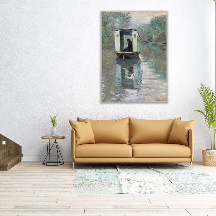 The Studio Boat, 1876 - Canvas Print Wall Art