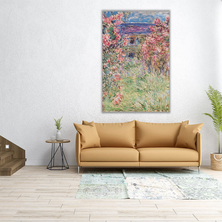 The House among the Roses, 1925 - Canvas Print Wall Art