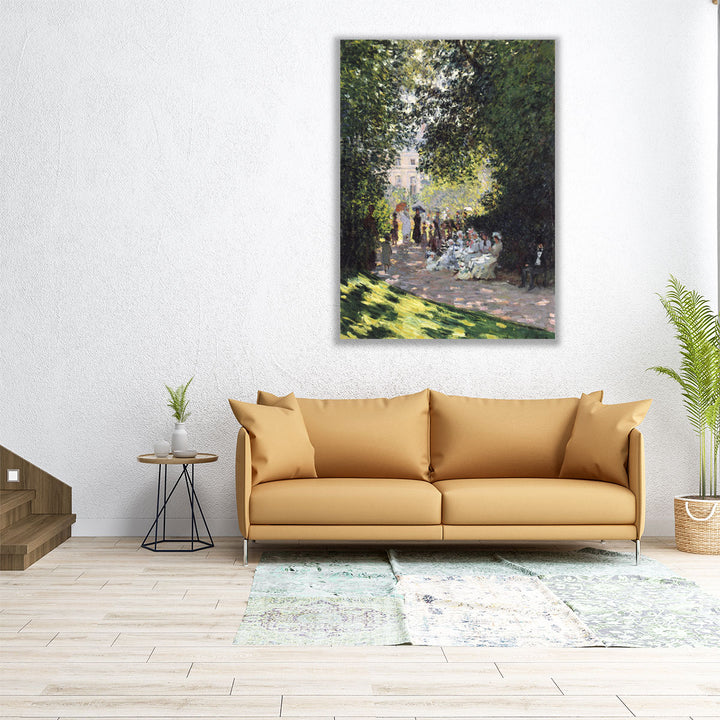 The Parc Monceau, 1878 - Canvas Print Wall Art