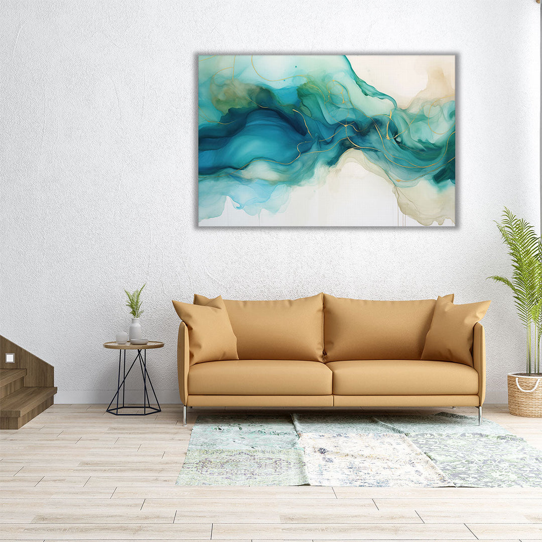 Fluid Currents - Canvas Print Wall Art