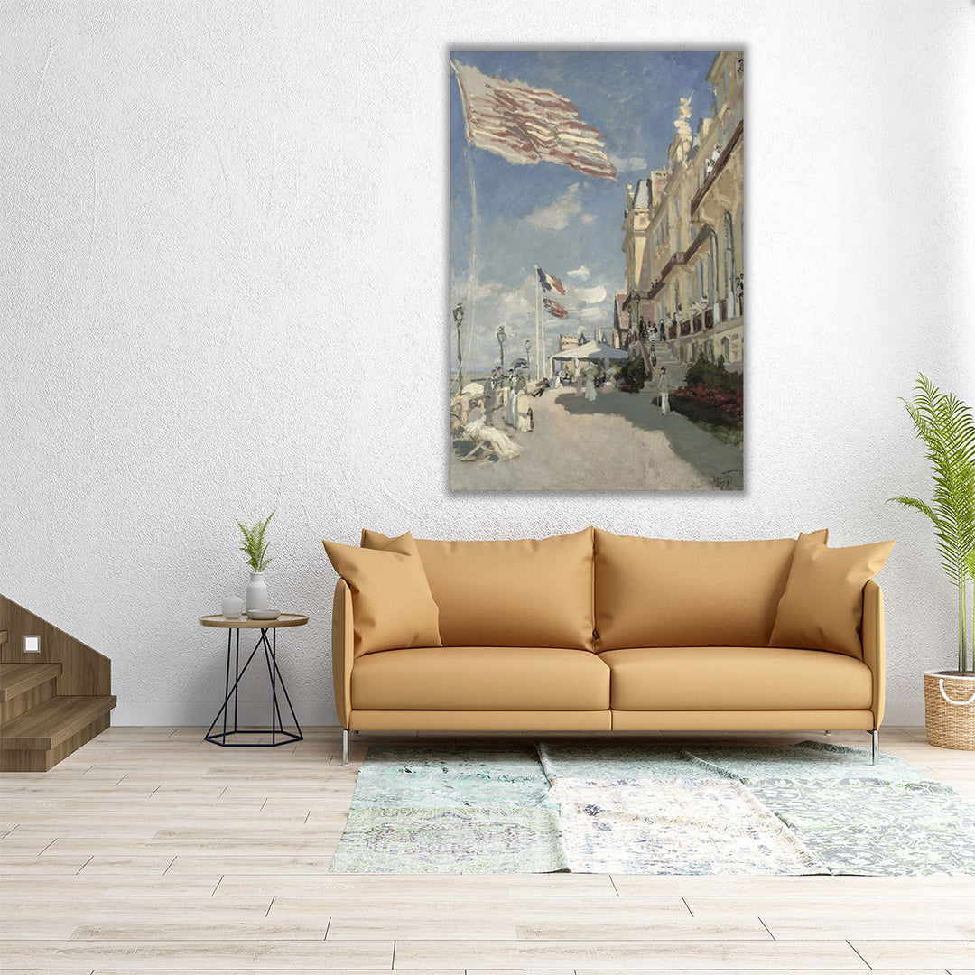 Black Rocks Hotel Trouville - Canvas Print Wall Art