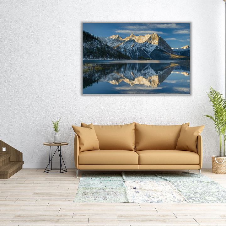 Kananaskis Lake Reflection - Canvas Print Wall Art