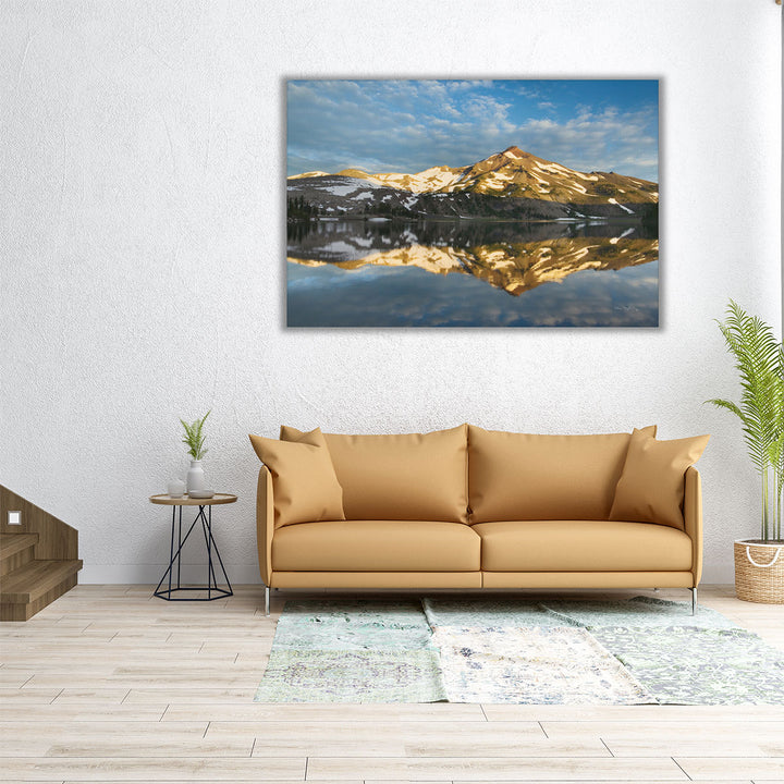 South Sister Reflection I - Canvas Print Wall Art