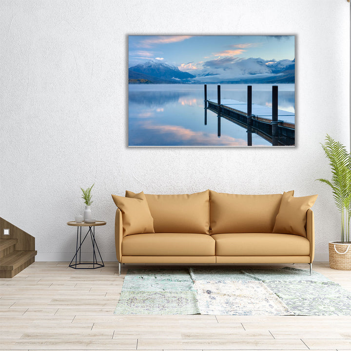 Lake McDonald Dock - Canvas Print Wall Art