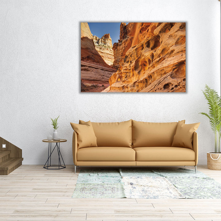 Crack Canyon I - Canvas Print Wall Art