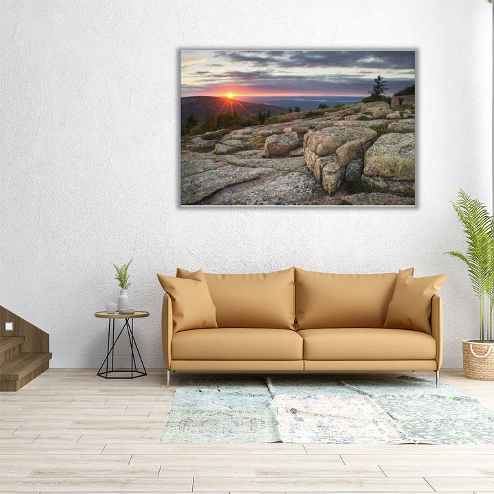 Acadia National Park Sunset - Canvas Print Wall Art