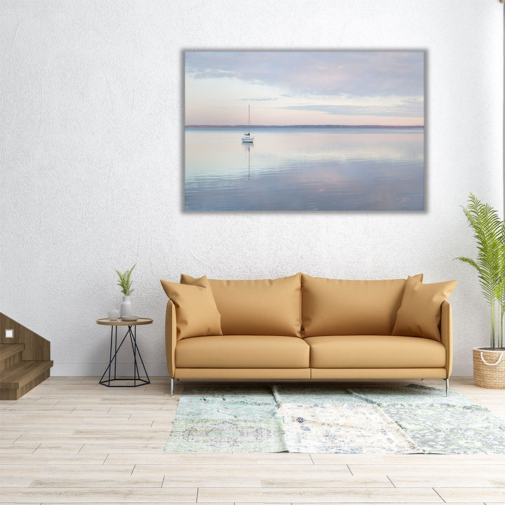 Sailboat in Bellingham Bay I - Canvas Print Wall Art