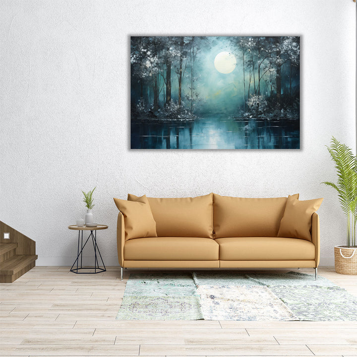 Lunar Lullaby 2 - Canvas Print Wall Art