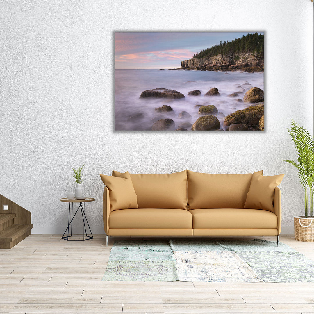 Cobblestone Beach - Canvas Print Wall Art