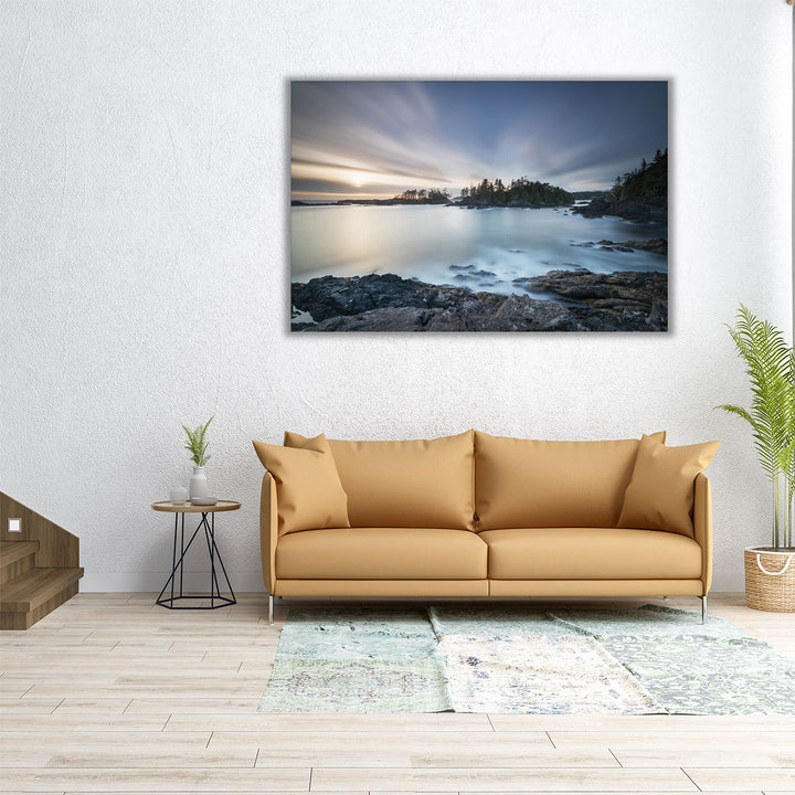 Sunset on Vancouver Island - Canvas Print Wall Art