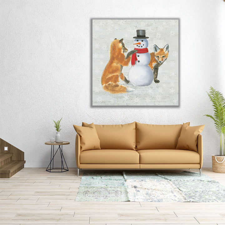 Christmas Critters V - Canvas Print Wall Art