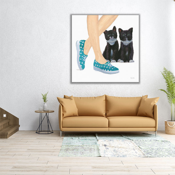 Cutie Kitties III - Canvas Print Wall Art