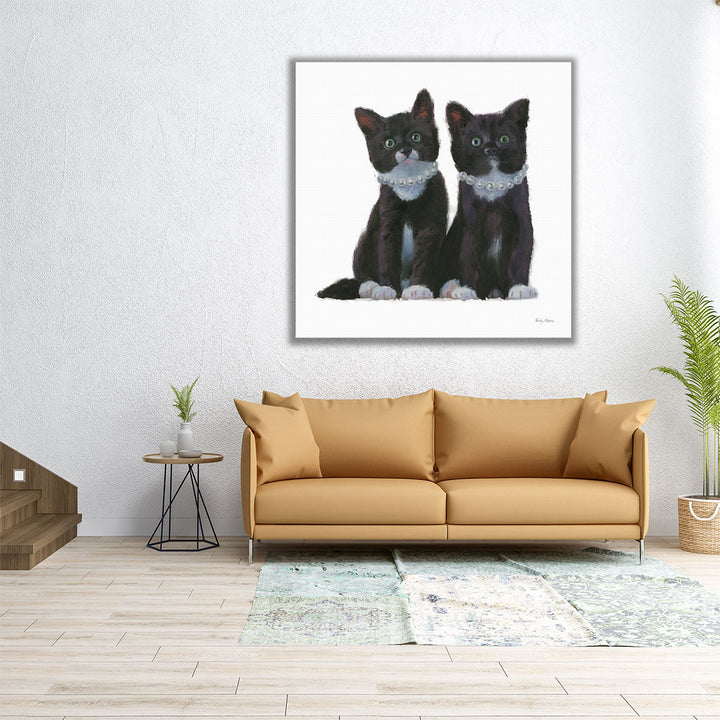 Cutie Kitties IV - Canvas Print Wall Art