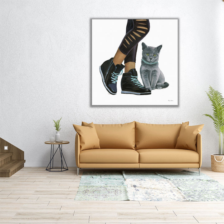 Cutie Kitties V - Canvas Print Wall Art