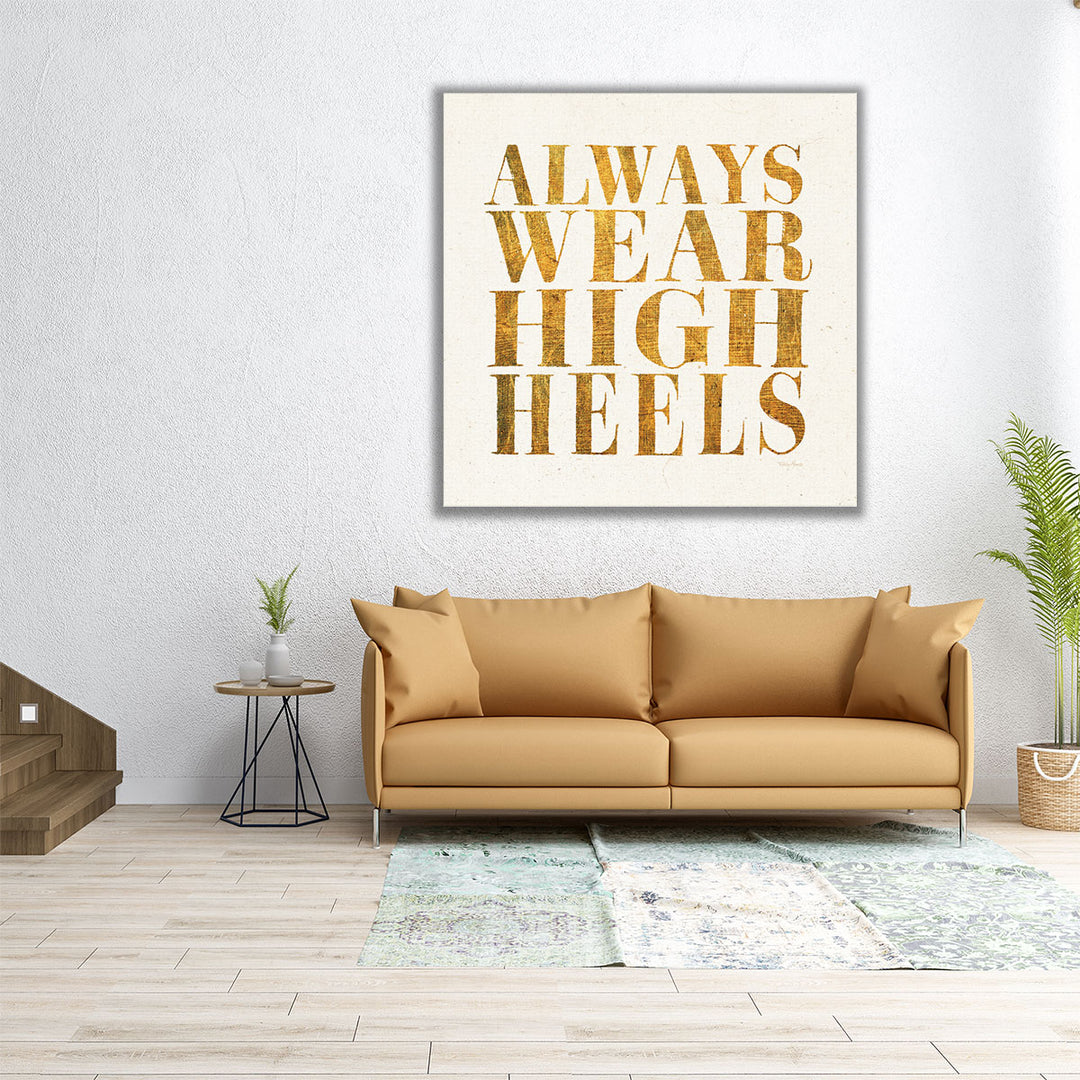 Shoe Festish Quotes II - Canvas Print Wall Art