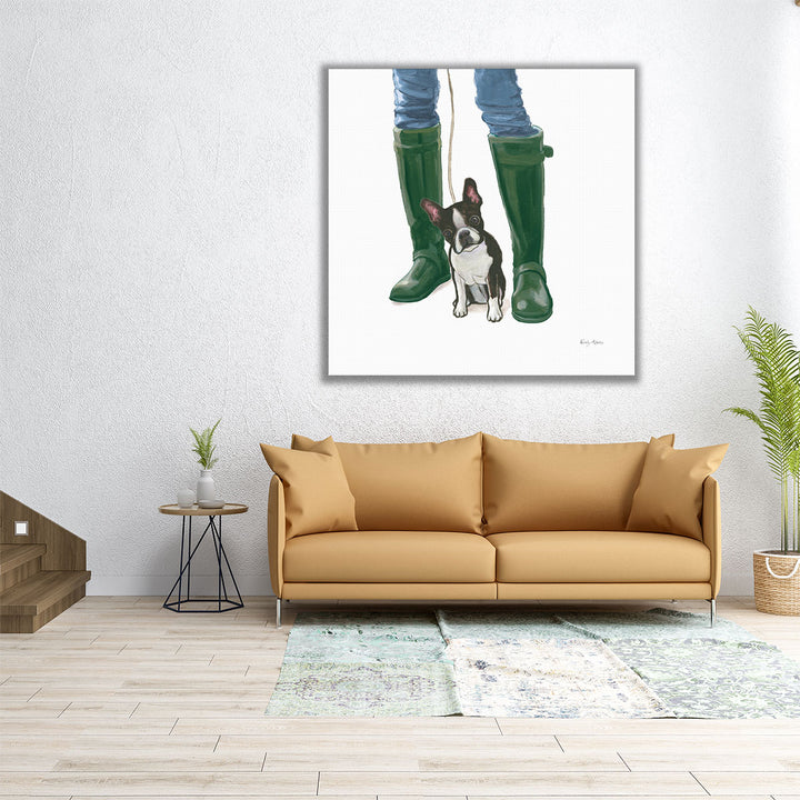 Furry Fashion Friends IX - Canvas Print Wall Art