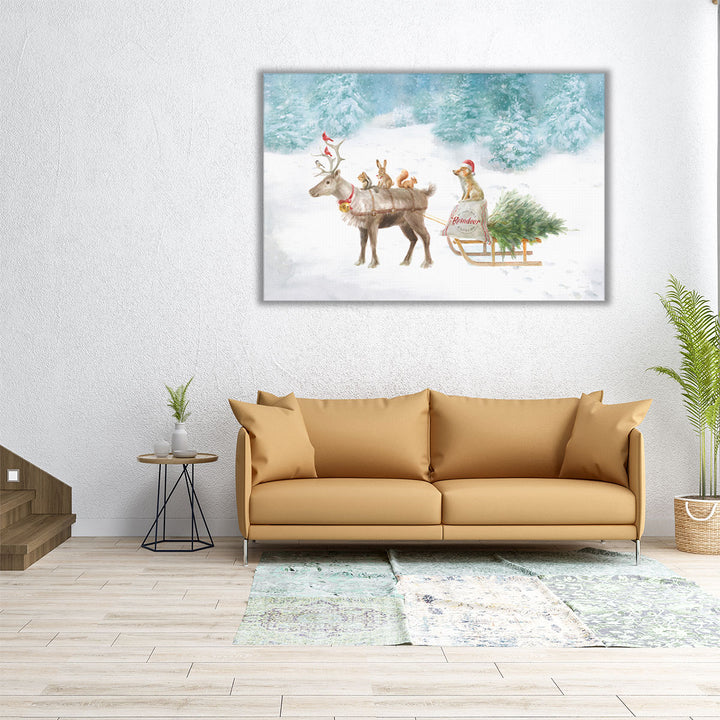 Woodland Celebration I - Canvas Print Wall Art