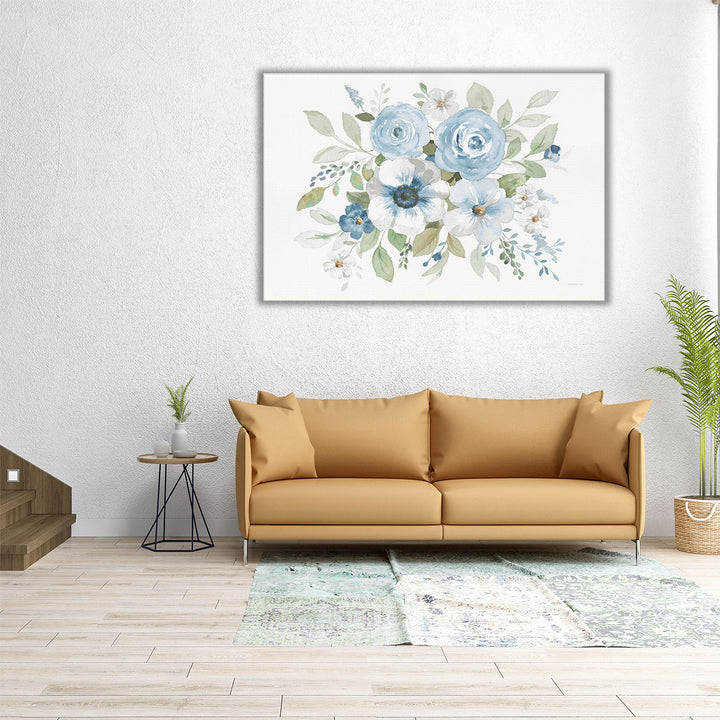 Essence of Spring I Blue - Canvas Print Wall Art