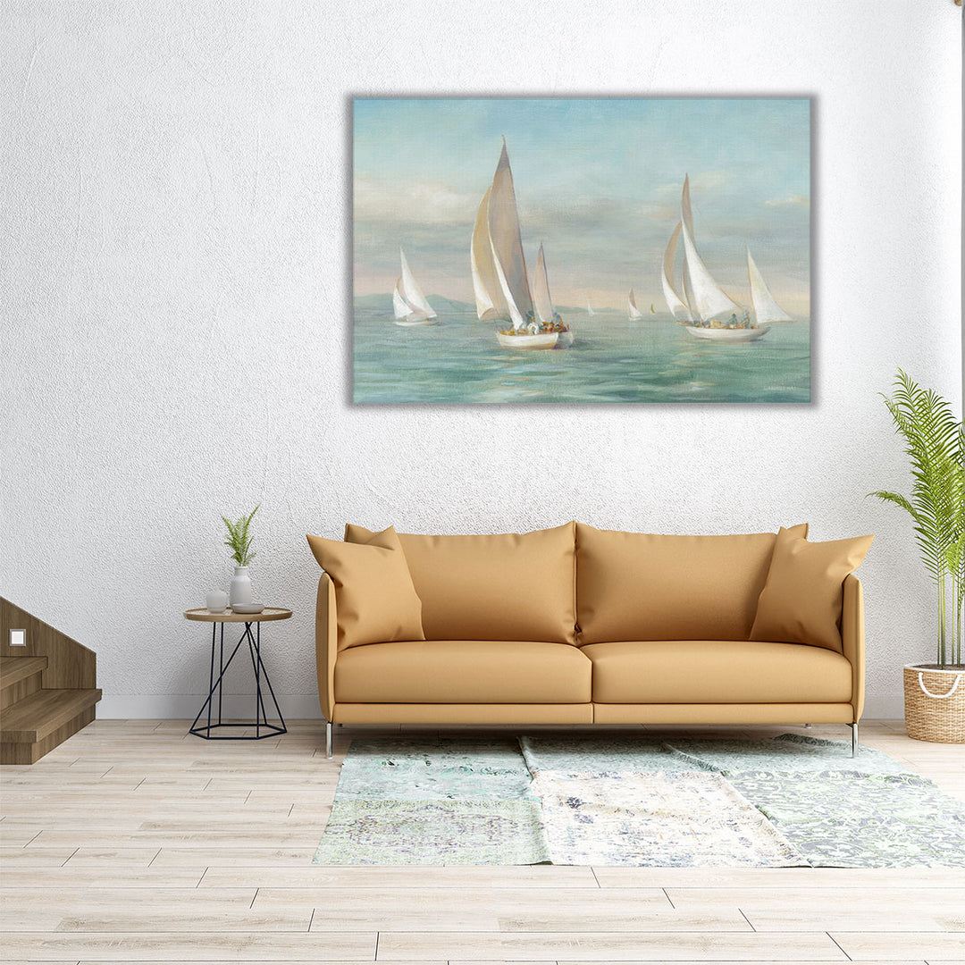 Weekend Sail v2 - Canvas Print Wall Art