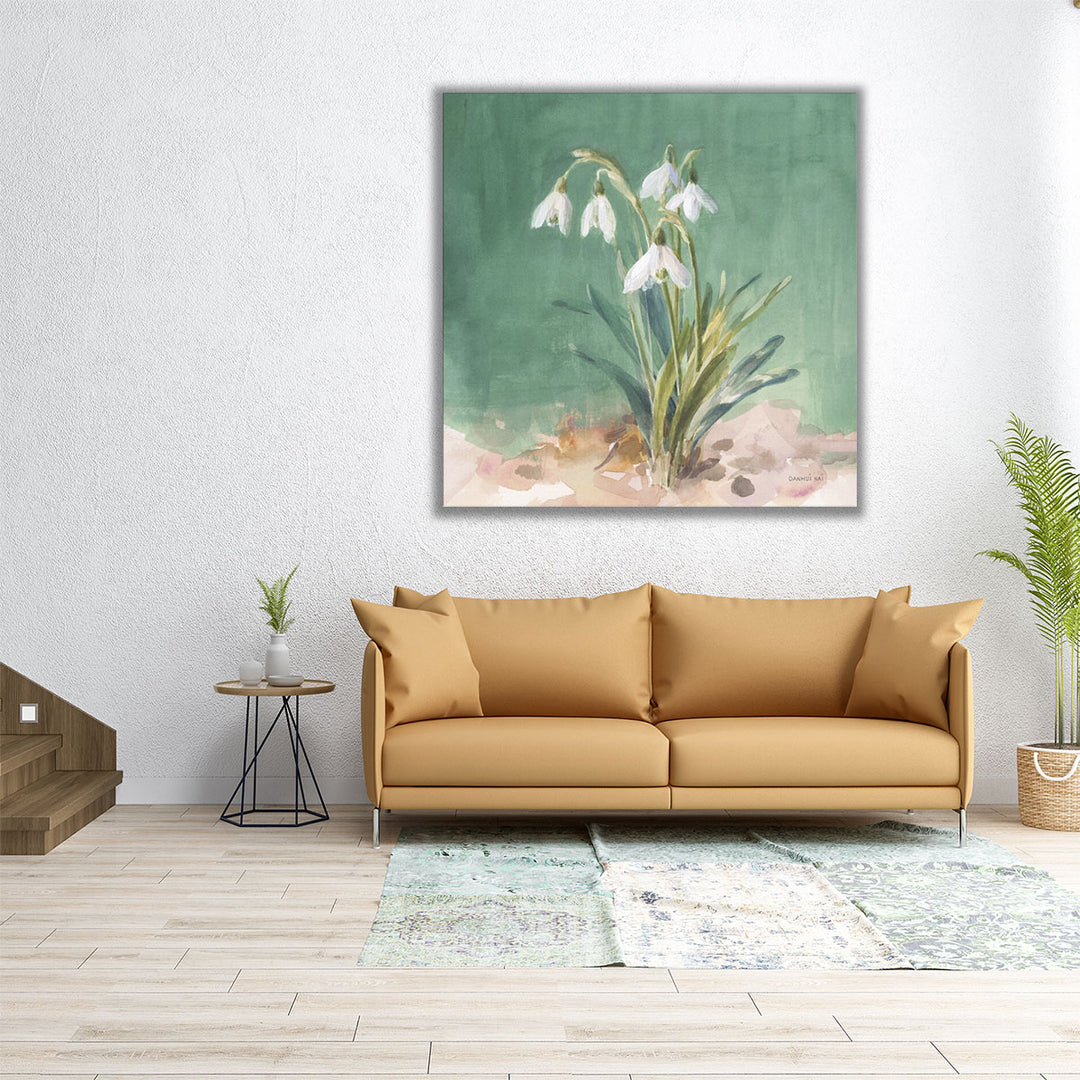 Soft Dewdrops - Canvas Print Wall Art