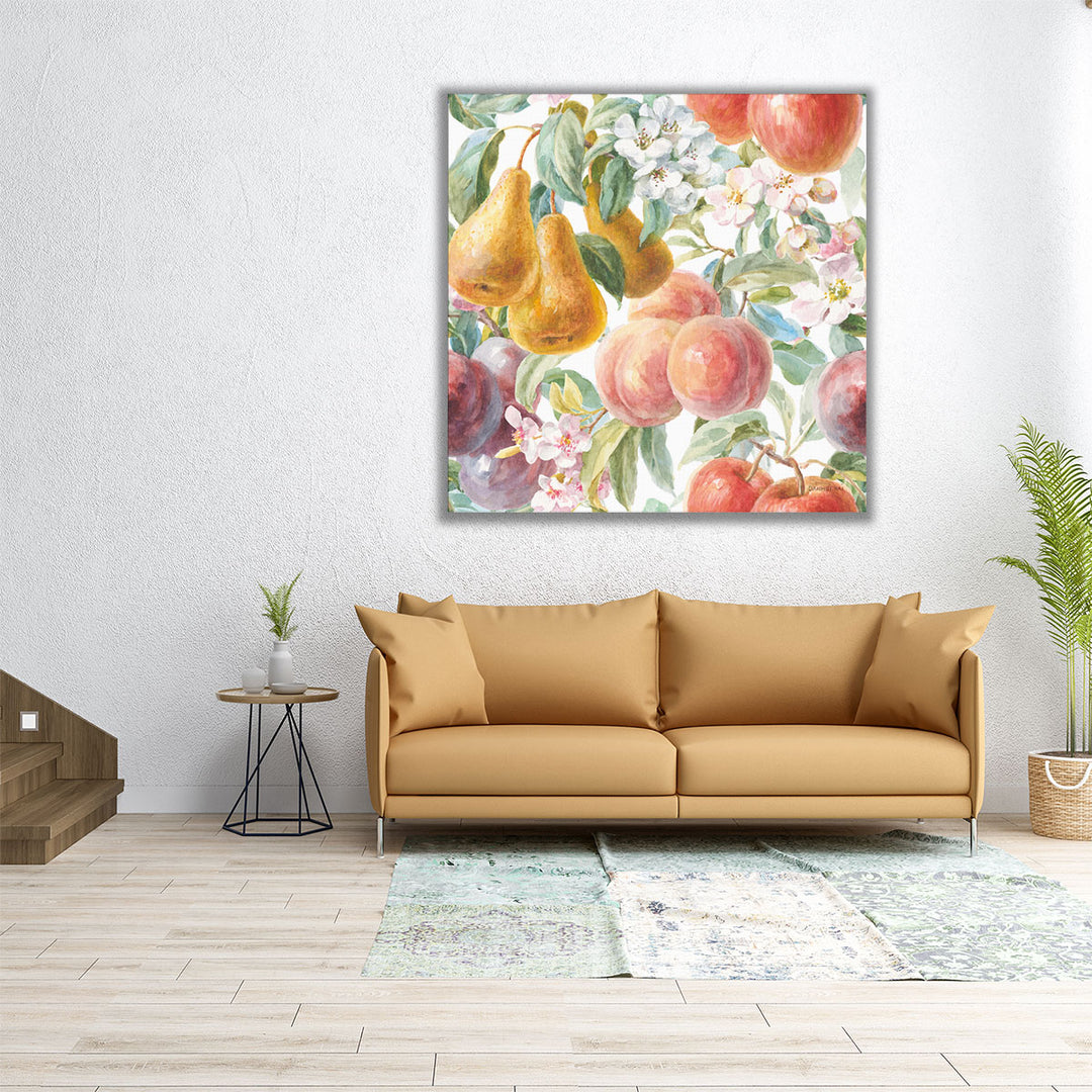 Blooming Orchard Pattern I - Canvas Print Wall Art