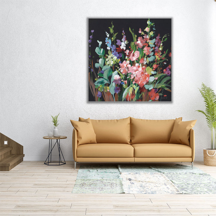 Brightness Flowering Muted - Canvas Print Wall Art