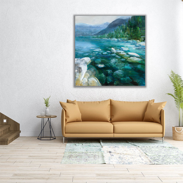 Western Lake II - Canvas Print Wall Art