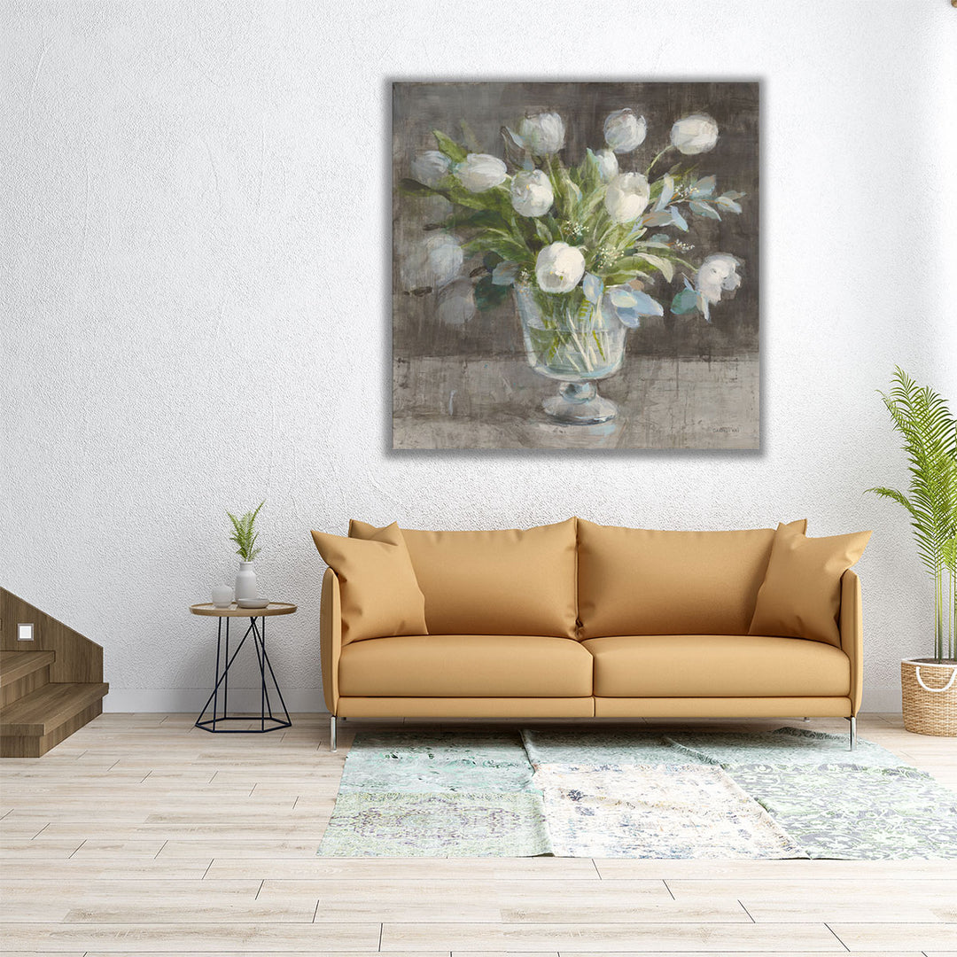 Serene Tulips - Canvas Print Wall Art