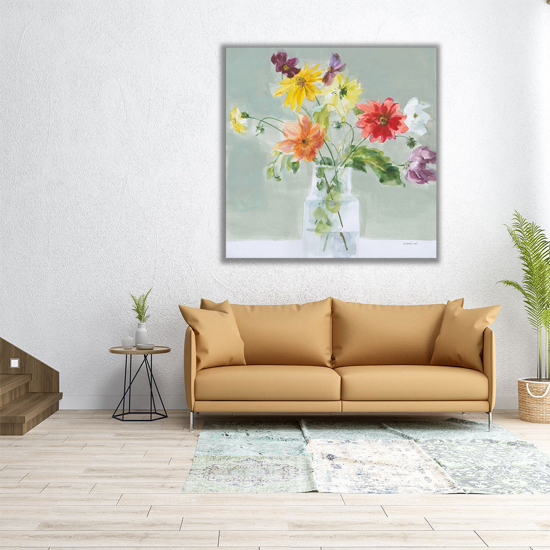 Wild About Wildflowers - Canvas Print Wall Art