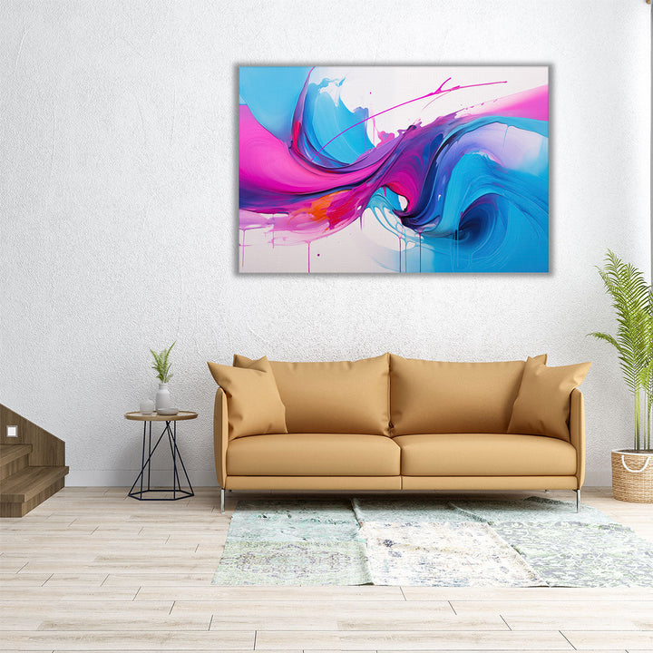 Swirl Sensation - Canvas Print Wall Art