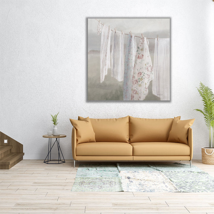 Laundry Day I Neutral - Canvas Print Wall Art