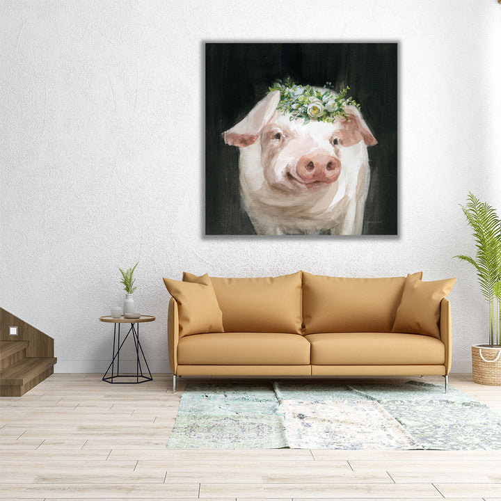 Barnyard Whimsy III - Canvas Print Wall Art